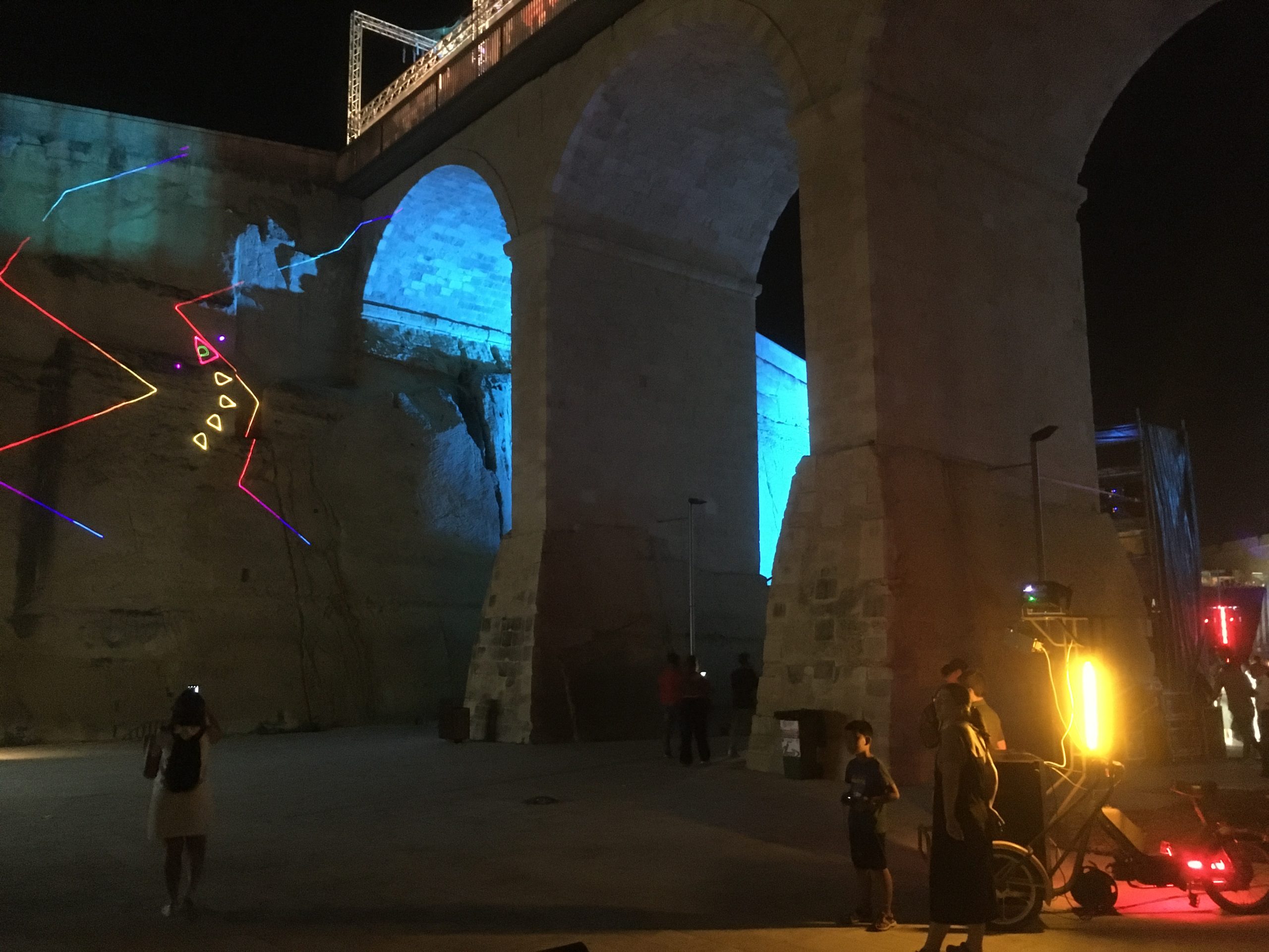 LaserTrike mobil gaming állomás a rendezvény területén